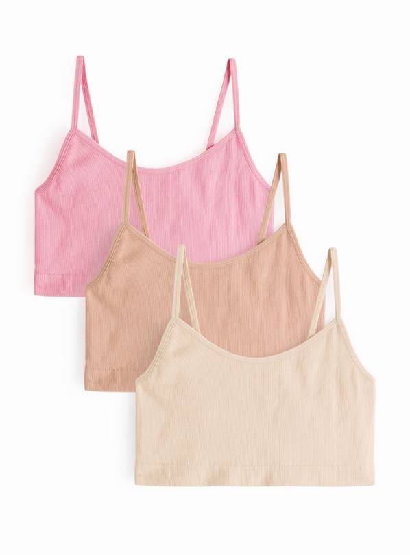Strappy Crop Top 3 Pack XS